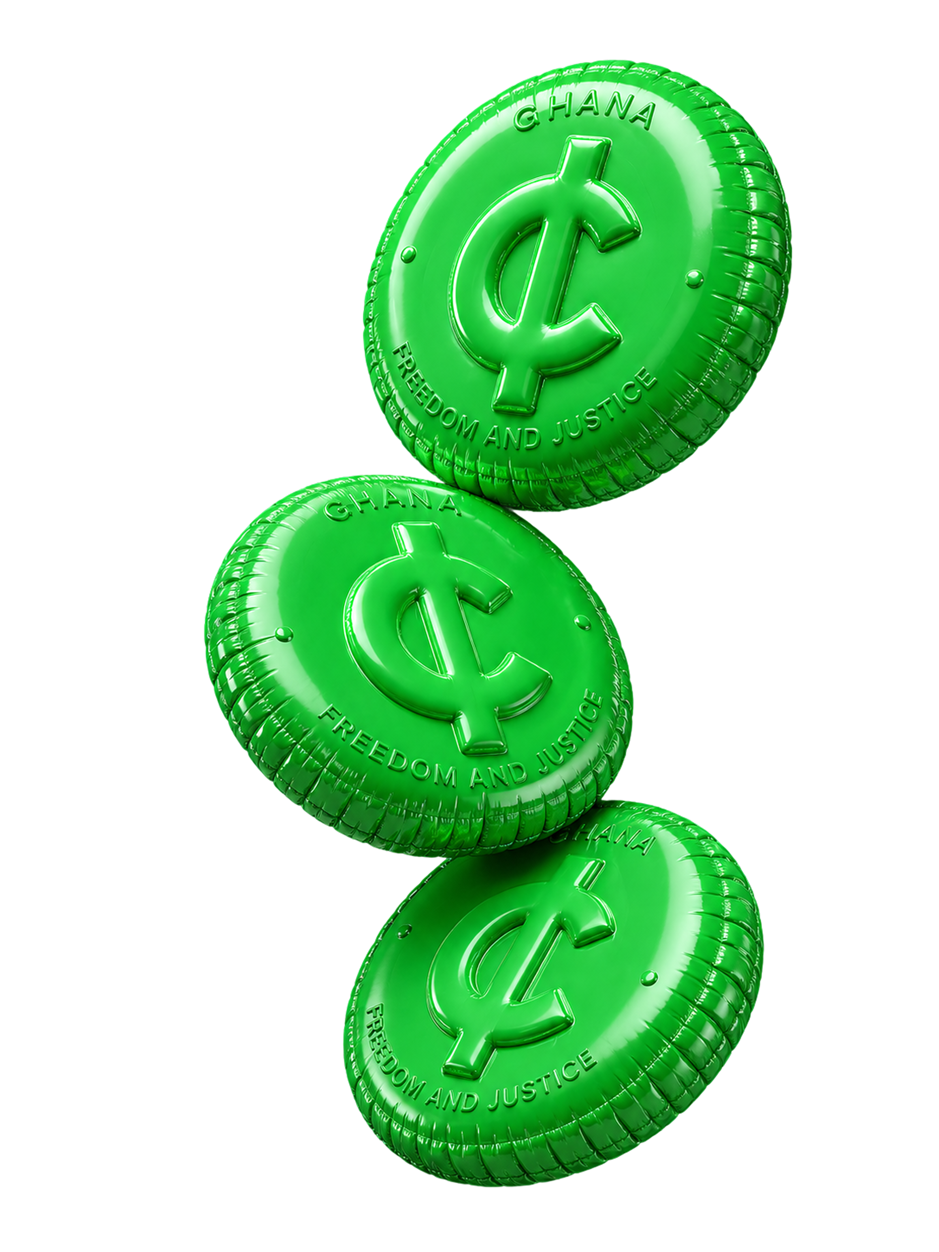 Cedi coins